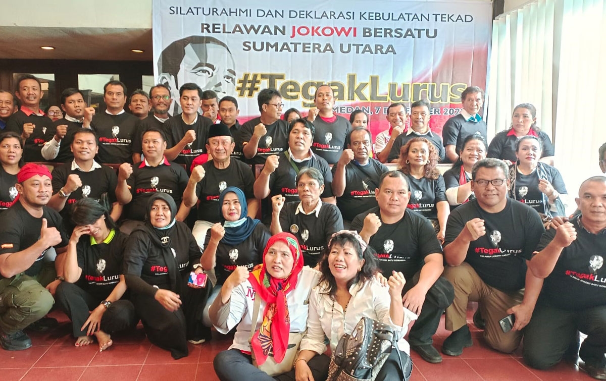 Puluhan Relawan Jokowi Nyatakan Sikap Satu Komando