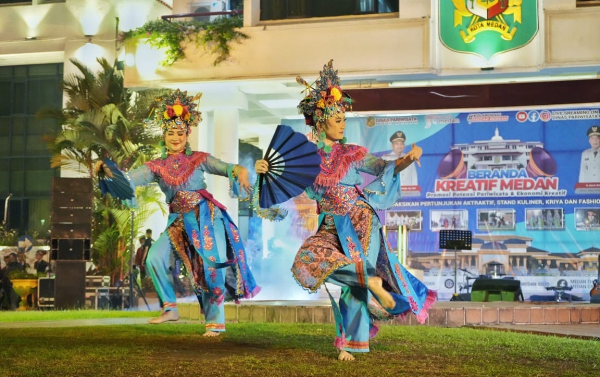 Tim Kesenian Depok Ikut Meriahkan Beranda Kreatif Kota Medan