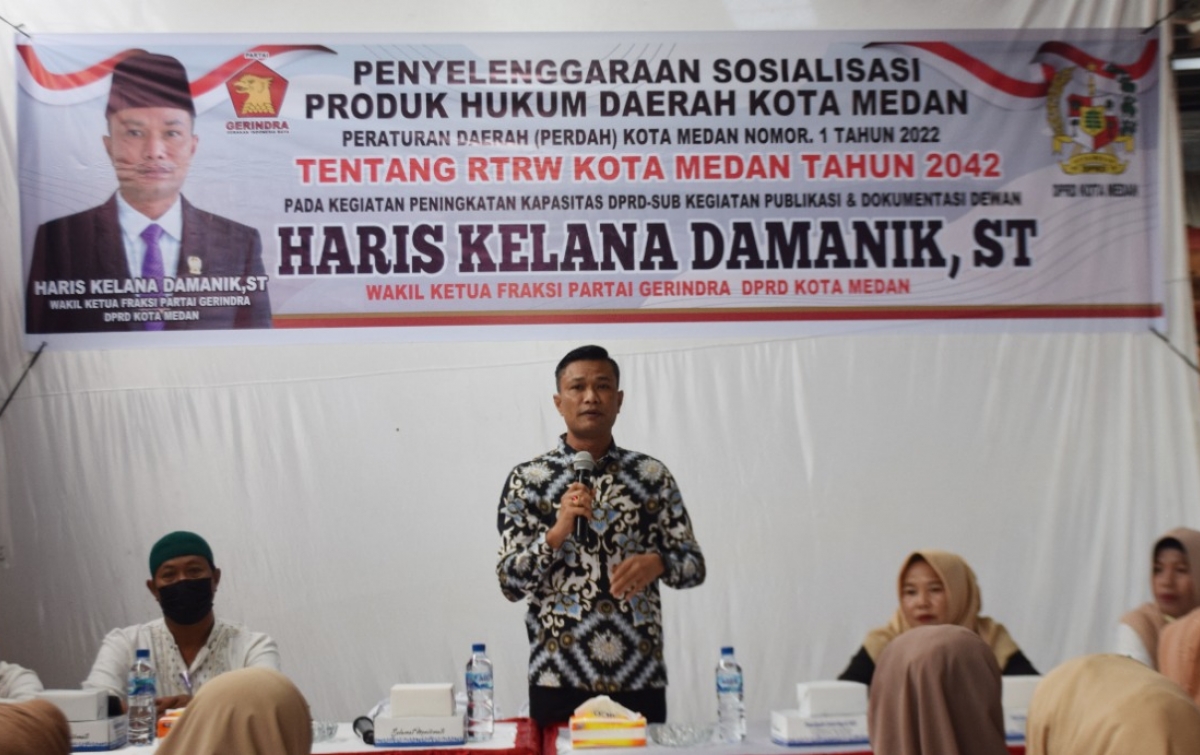 Haris Kelana: Perda RTRW Meningkatkan Iklim Investasi Kota Medan