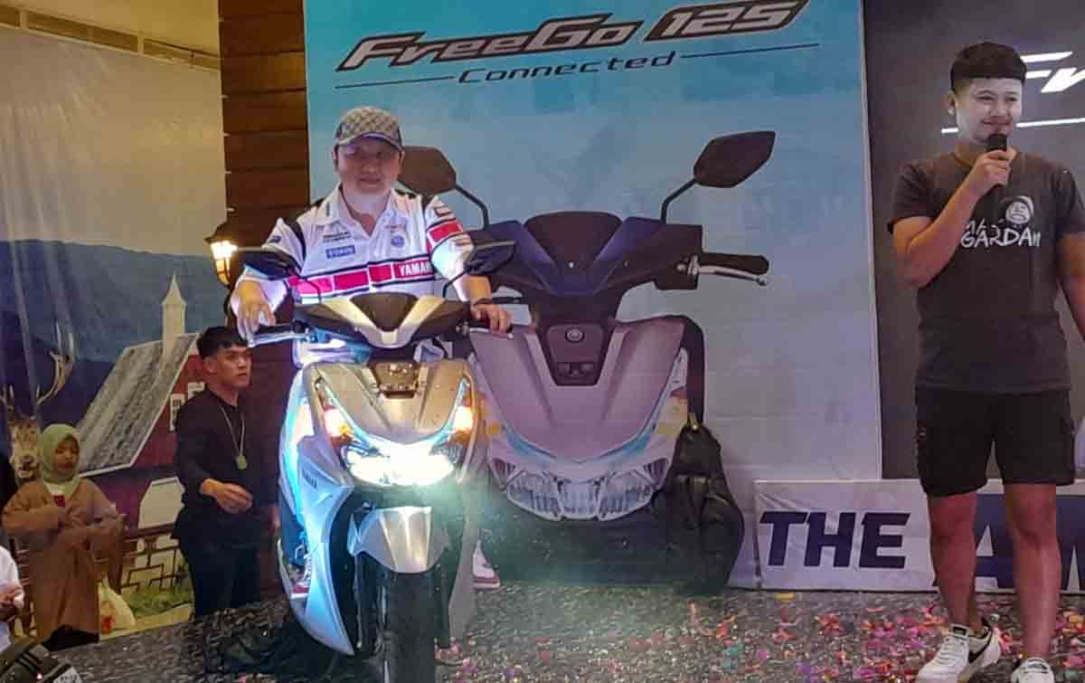 Launching di Medan, Yamaha FreeGo 125 Kini Dilengkapi Fitur Y-Connect