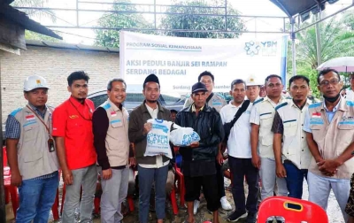 Bakti Sehat Peduli Banjir bersama YBM PLN UID Sumut