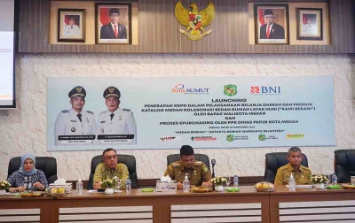 BNI dan Bank Sumut Berkolaborasi Launching KKPD (Kartu Kredit Pemerintah Daerah)