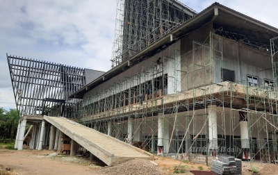 Proyek Kantor Bupati Palas Tahap 2 Tuntas Akhir Desember 2022