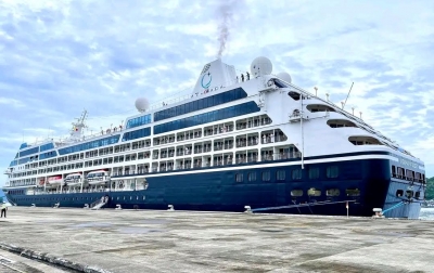 Kapal Pesiar MV Azamara Berlabuh di Sabang, Bawa Ratusan Wisatawan Asing