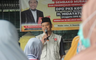 PKS Medan Bersama Hidayatullah Adakan Sembako Murah dan Baksos Serentak