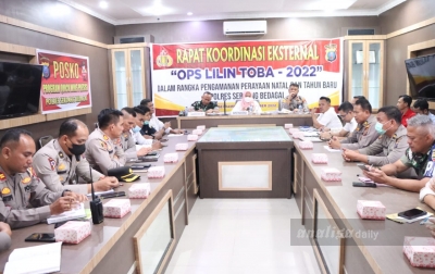 Sambut Nataru, Polres Sergai Siapkan 4 Pospam dan 2 Posyan