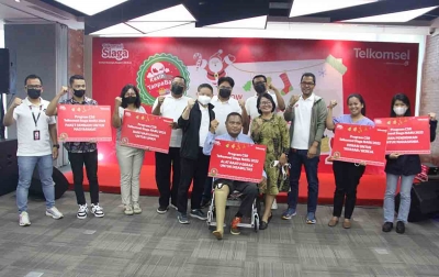 Telkomsel Siaga Berbagi Kasih Tanpa Batas di Momen Natal 2022 Hadir di Kota Medan