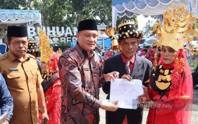 75 Pasangan Suami Istri di Palas Gelar Nikah Isbat
