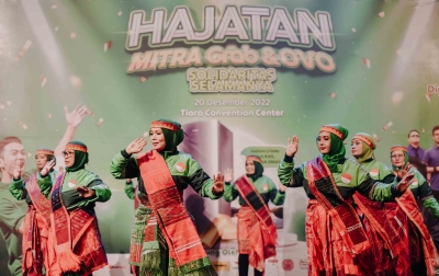 1.000 Lebih Mitra Grab di Medan dan Keluarga Ikuti Keseruan Hajatan Akhir Tahun