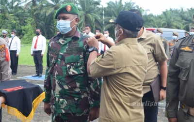 Ahmad Zarnawi Pimpin Apel Pasukan OPS Lilin Toba 2022