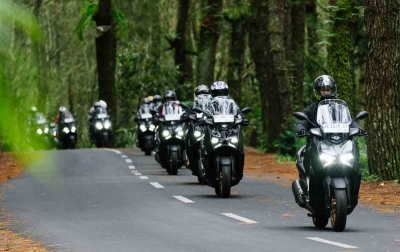 Yamaha XMAX Connected Ajak Awak Media Eskplorasi Keindahan Pulau Dewata