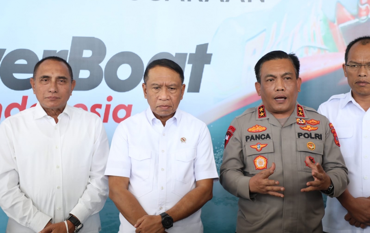 Polda Sumut Operasi Kepolisian Hopal Toba 2023 Sukseskan F1 Power Boat