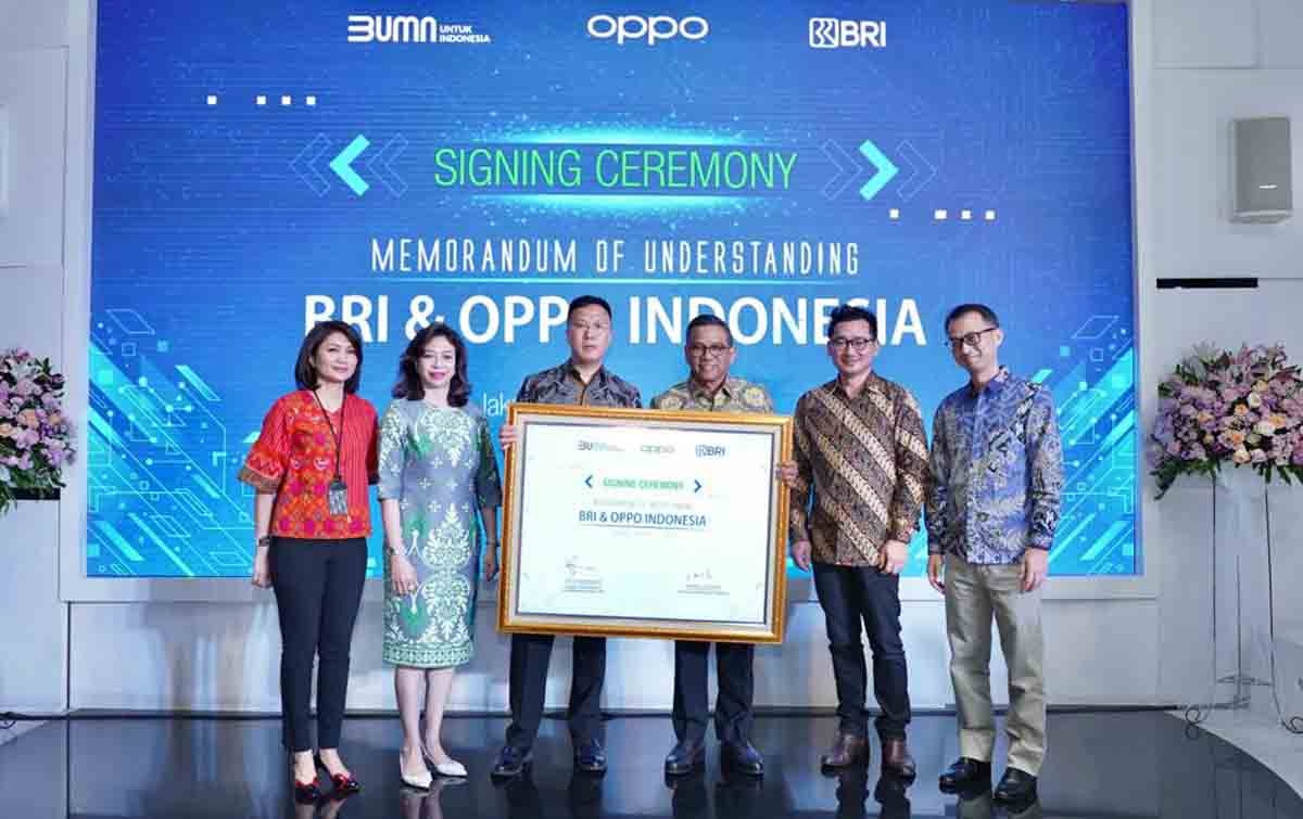 BRI Jalin Kerja Sama dengan Oppo Indonesia Perluas Transaksi Digital