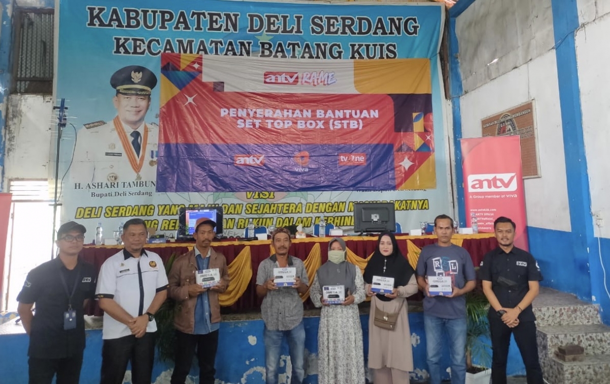 Dukung Percepatan Siaran Digital, Stasiun TV Swasta Distribusi 3.900 STB di Sumut