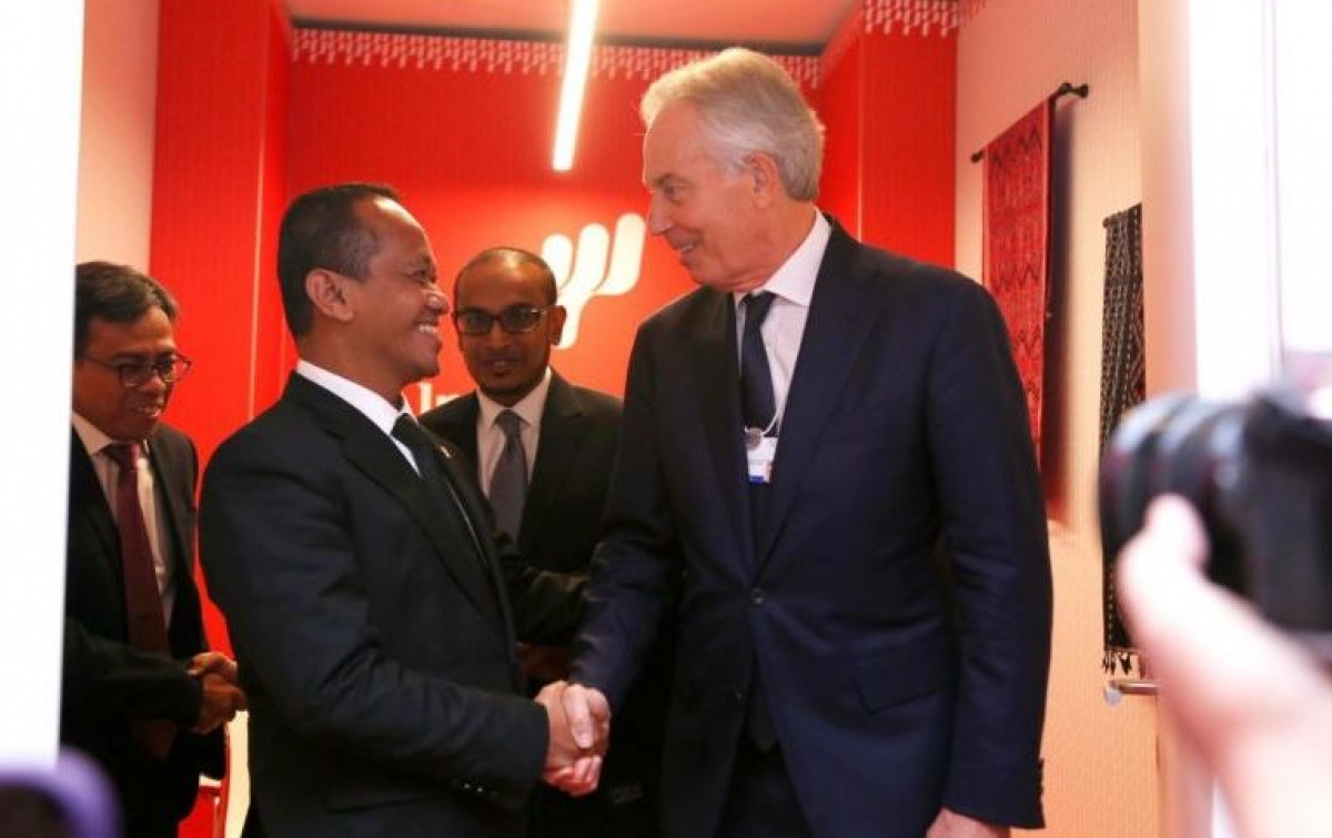 Bahlil dan Tony Blair Bahas Prospek Investasi di IKN