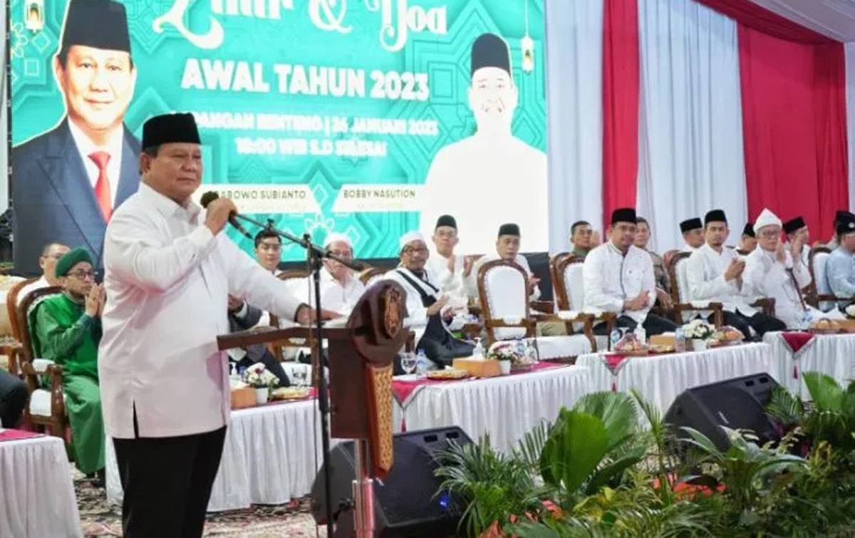 Prabowo Subianto Bicara Kerukunan ke Kota Medan