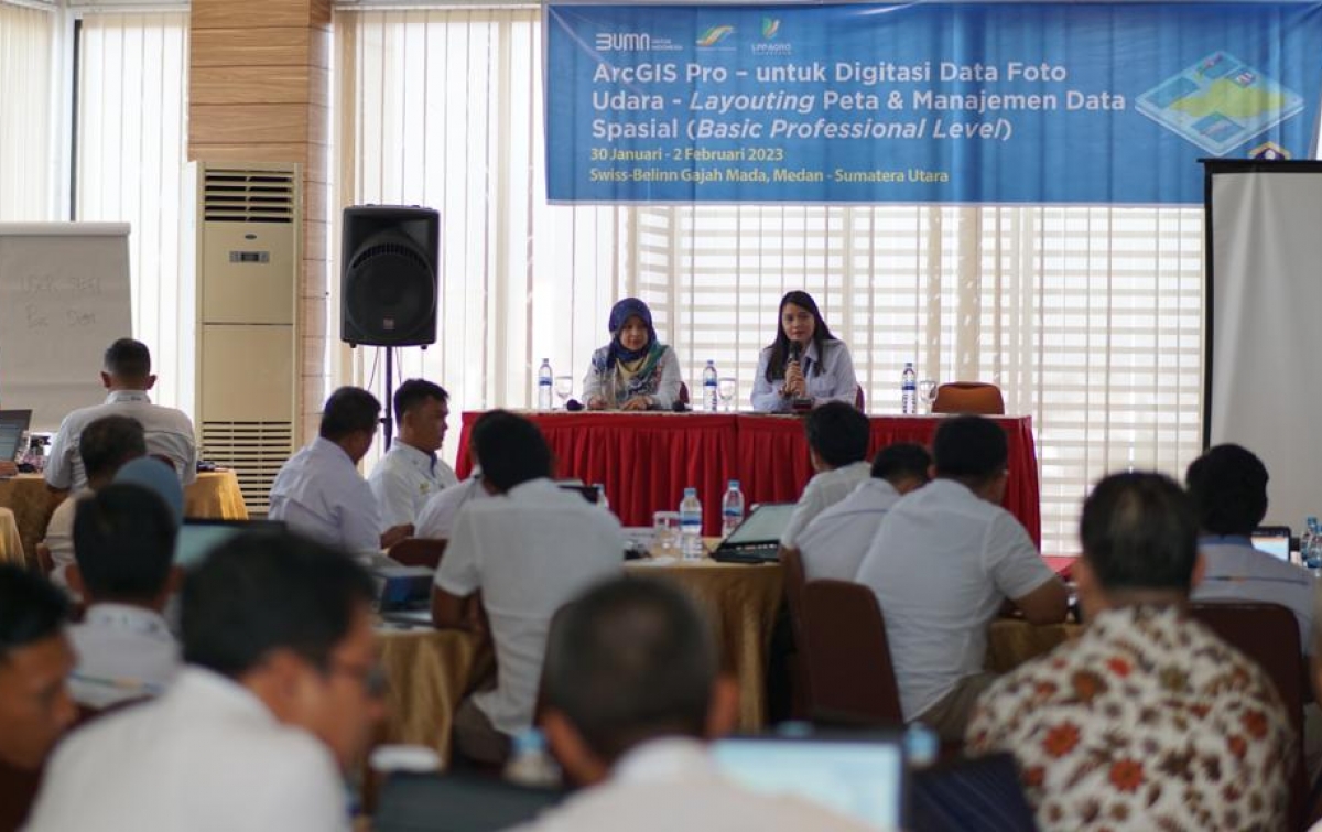 LPP Agro Nusantara Gelar Workshop Digitasi Data Foto Udara dan Layouting Peta