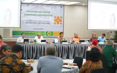 Gebrakan Awal Tahun Rektor USU: Program Rektor Menyapa untuk Monitoring dan Evaluasi