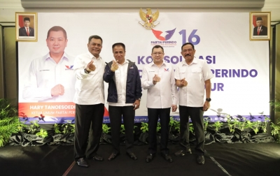 Lantik Ketua DPW Perindo Jatim & NTB, Hary Tanoe Perkuat Infrastruktur Partai Guna Raih Double Digit