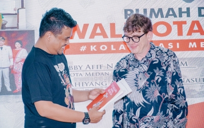 Bobby Nasution Kenalkan Medan ke Komikus Prancis Emmanuel Lemaire