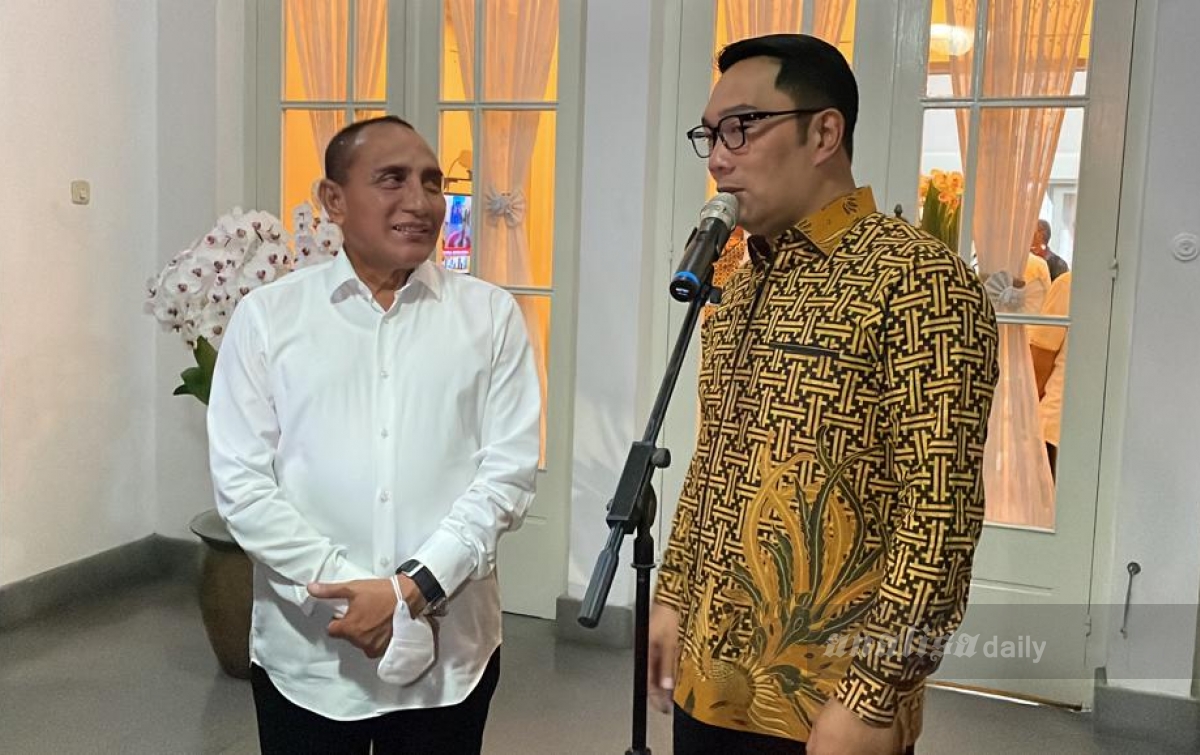 Ridwan Kamil: Pak Edy Cocok Jadi Presiden, Sudah Putih-Putih, Ada Kerut-Kerutnya