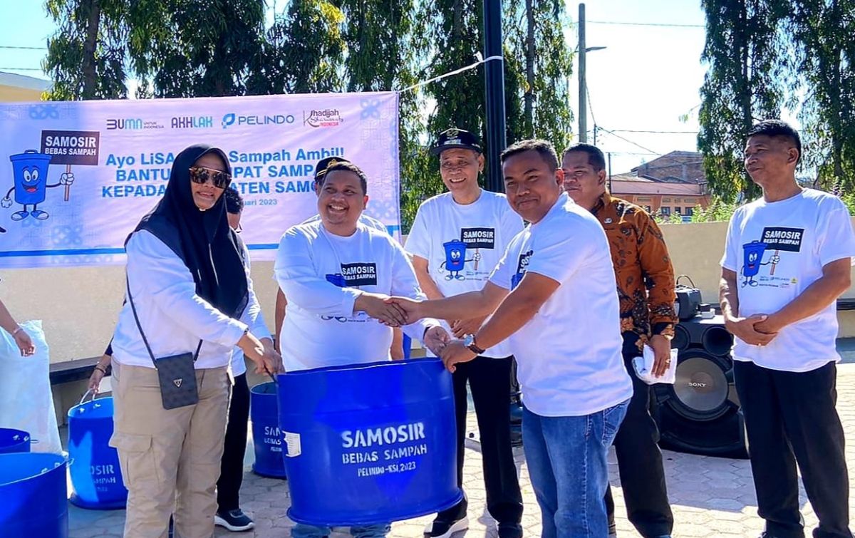 KSI dan Pelindo Kampanyekan Samosir Bebas Sampah