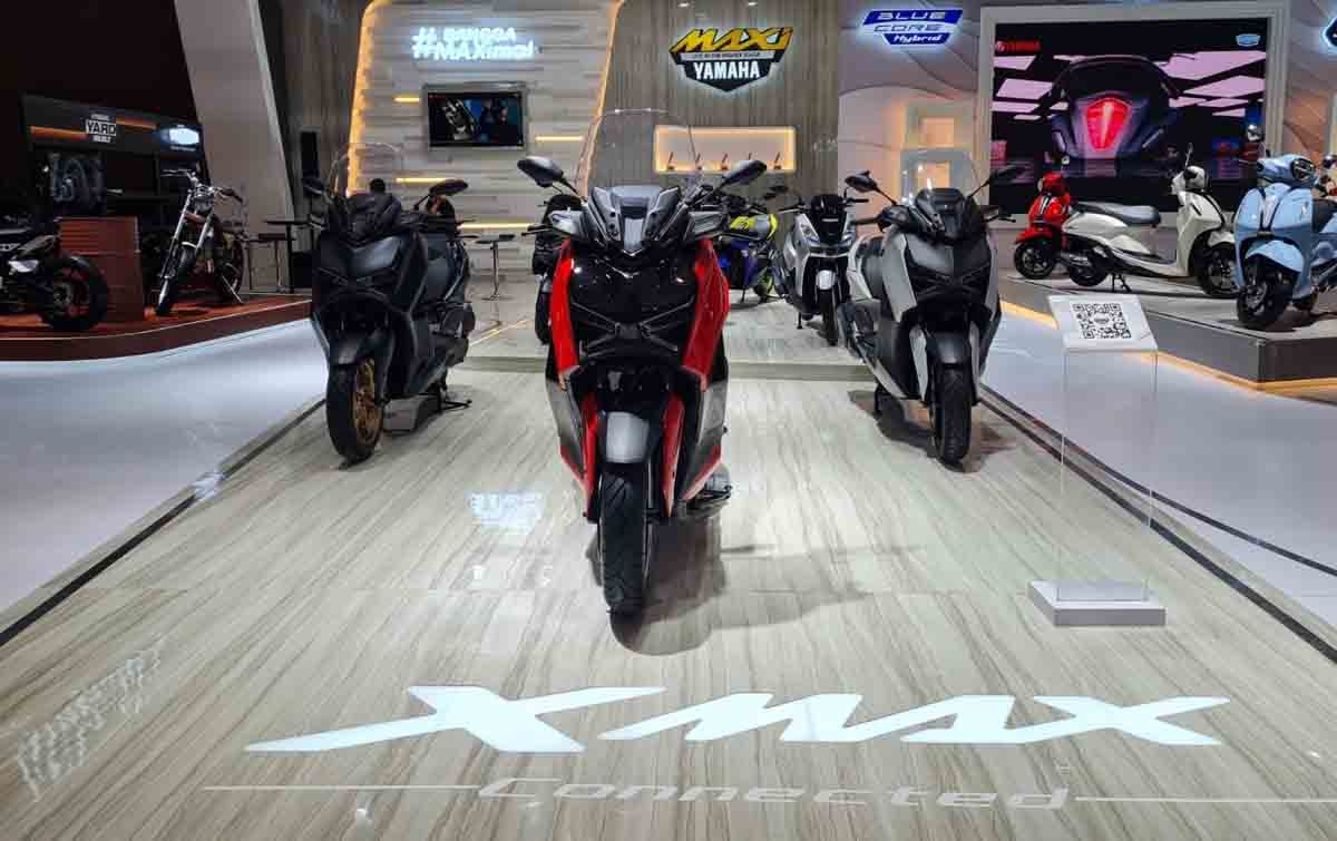 Empat Skutik Maxi Yamaha Sedot Perhatian Pengunjung IIMS 2023