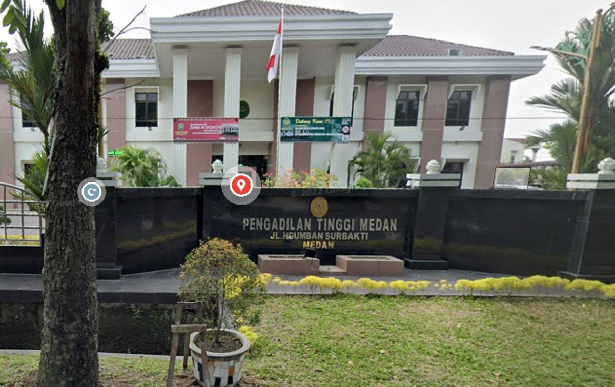 Elviera Berada di Luar, Penahanan Kewenangan Pengadilan Tinggi Medan