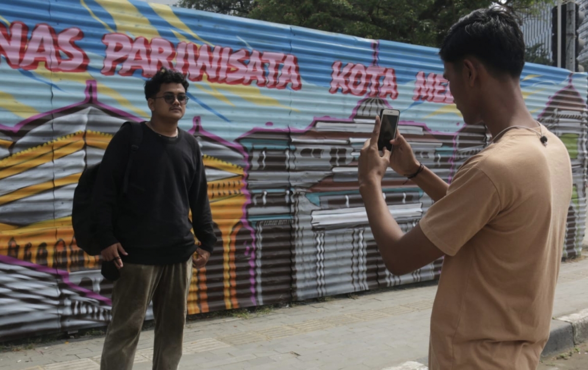 Seniman Mural Medan Diberi Ruang Kreasi, Jadi Spirit untuk Berkarya