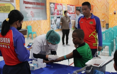 Warga Binaan Pemasyarakatan Lapas Siborongborong Screening Penyakit HIV/AIDS