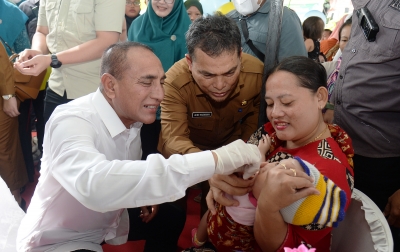 Pekan Imunisasi Polio, Edy Minta Para Ibu Vaksinasi Anak