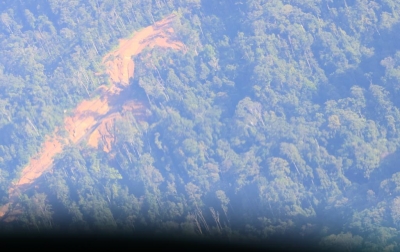 Pantau Lewat Udara, Ditemukan Tambang Ilegal di Hutan Lindung Aceh Jaya-Aceh Barat
