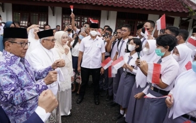 Wapres Ma’ruf Amin Minta Sekolah Unggulan di Sumut Diperbanyak