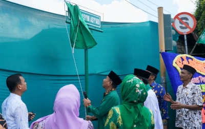 KH Hasyim Asy'ari Ditabalkan Jadi Nama Jalan di Lubukpakam