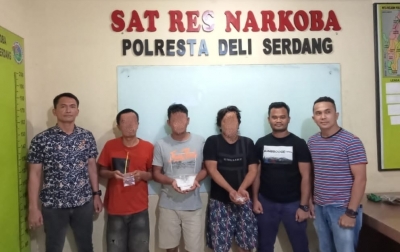 3 Pengedar Sabu di Delitua Diciduk Polisi