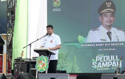 Peringati HPSN, Bobby Nasution Ajak Masyarakat Peduli Kebersihan Lingkungan