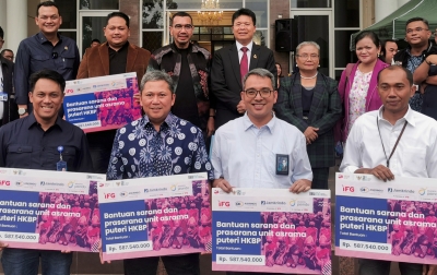 Asuransi Jasa Indonesia Bantu Renovasi Asrama Putri HKBP