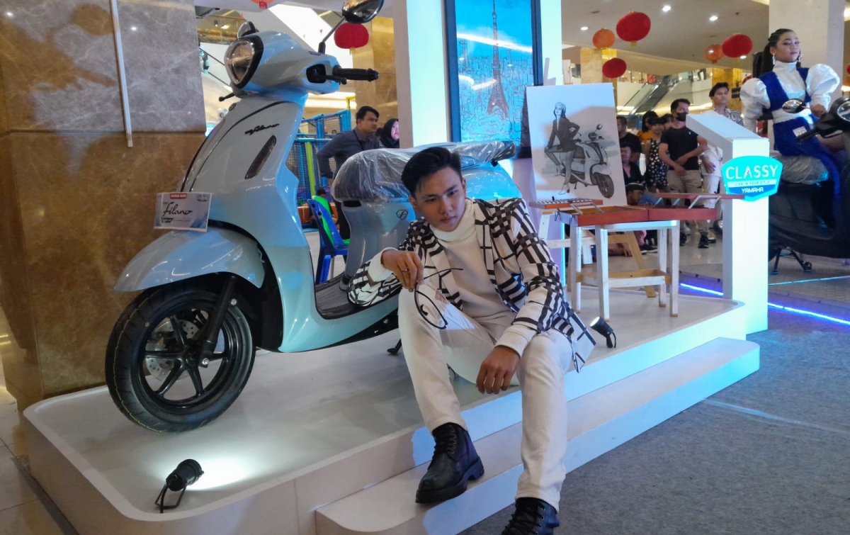 Peserta Porwil Medan VIII Kagumi Fitur Yamaha Grand Filano