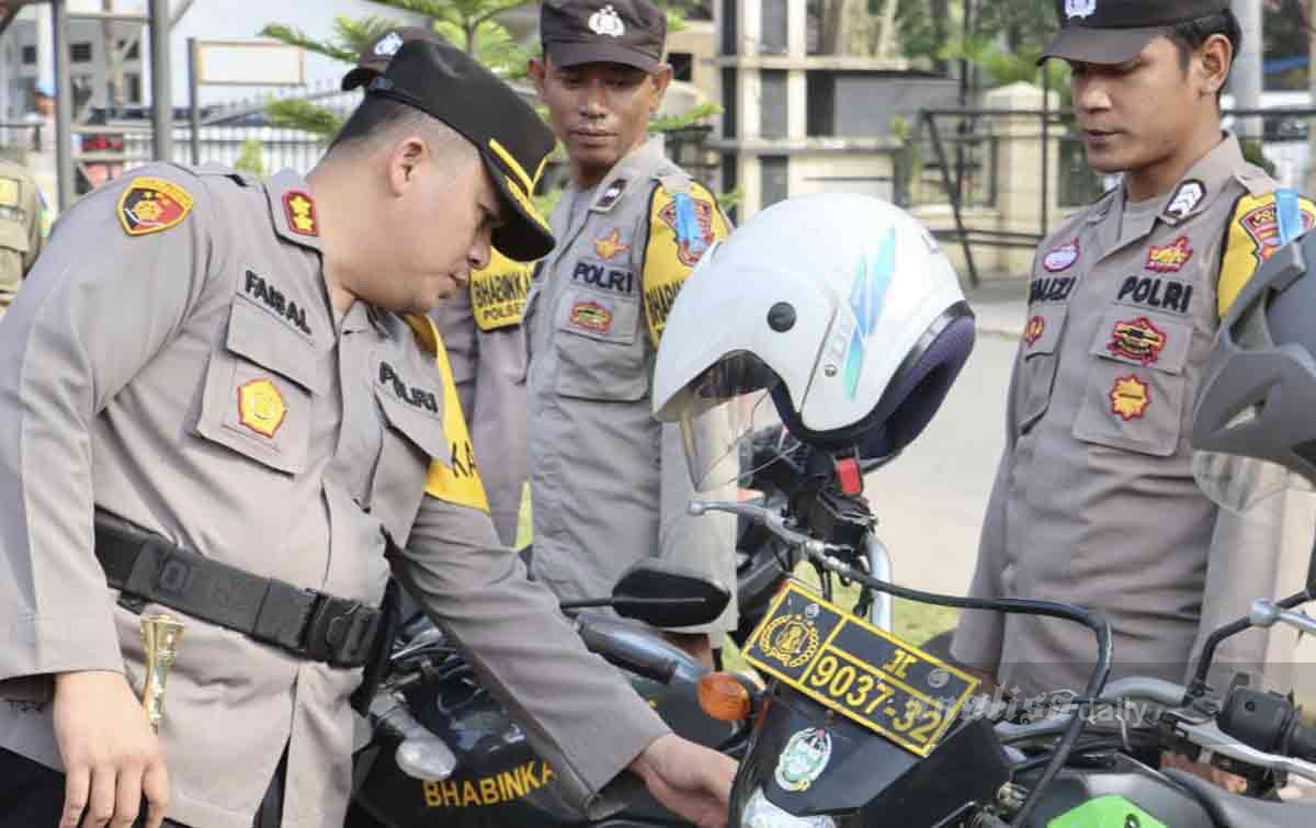 Kapolres Langkat Pimpin Apel Operasi Kepolisian Keselamatan Toba