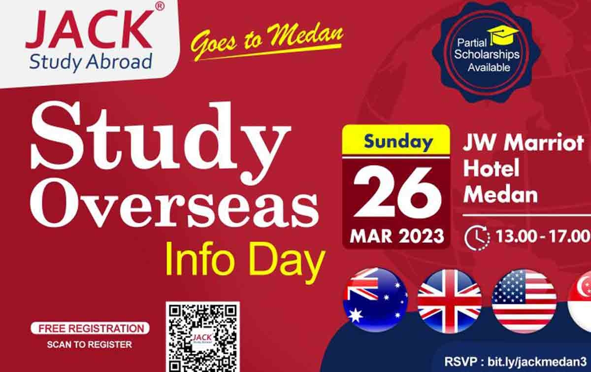 Cari Informasi Kuliah ke Luar Negeri, Jack Study Abroad Kembali Hadir di Medan