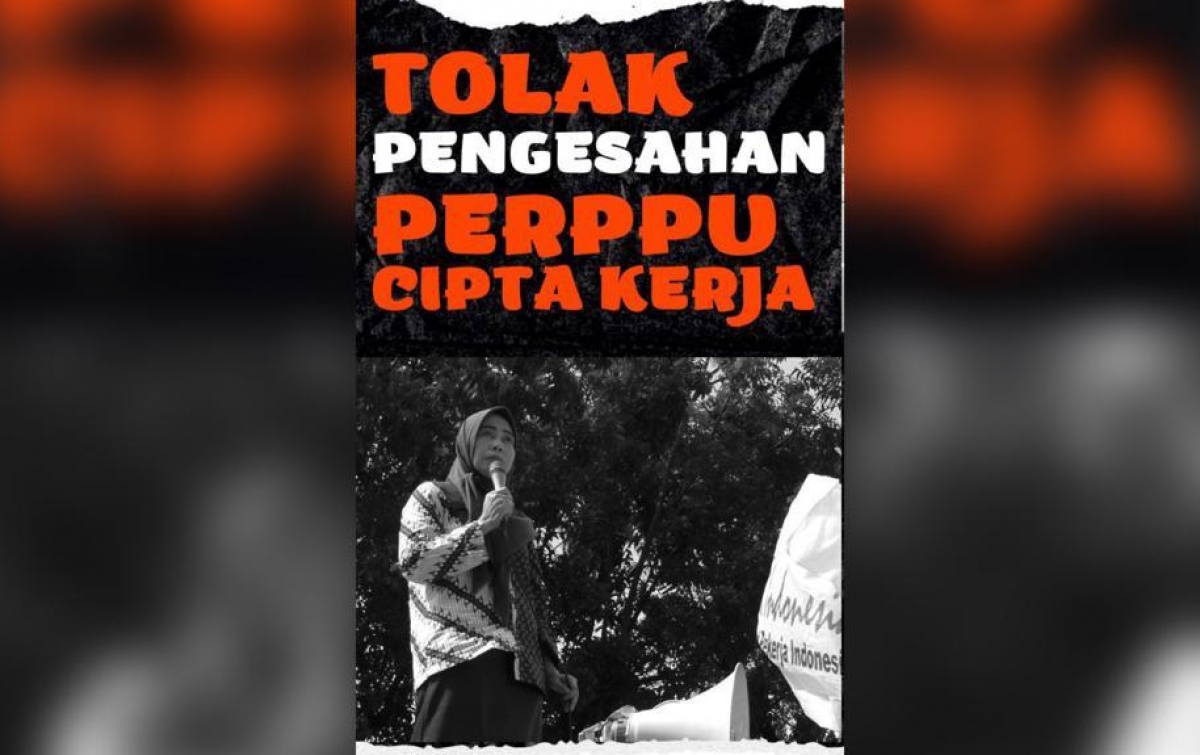 ASPEK Indonesia Tolak Pengesahan Perppu Cipta Kerja Jadi Undang-Undang