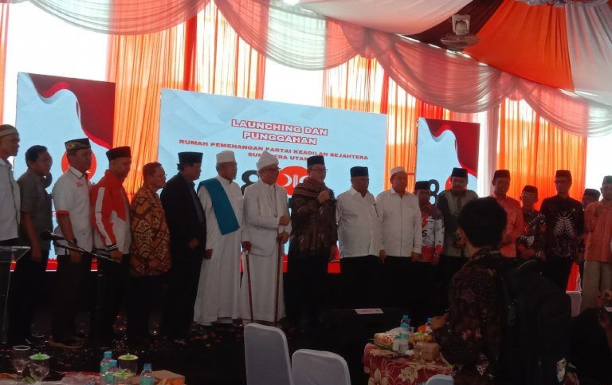 PKS Sumut Launching Rumah Dakwah Dan Pemenangan