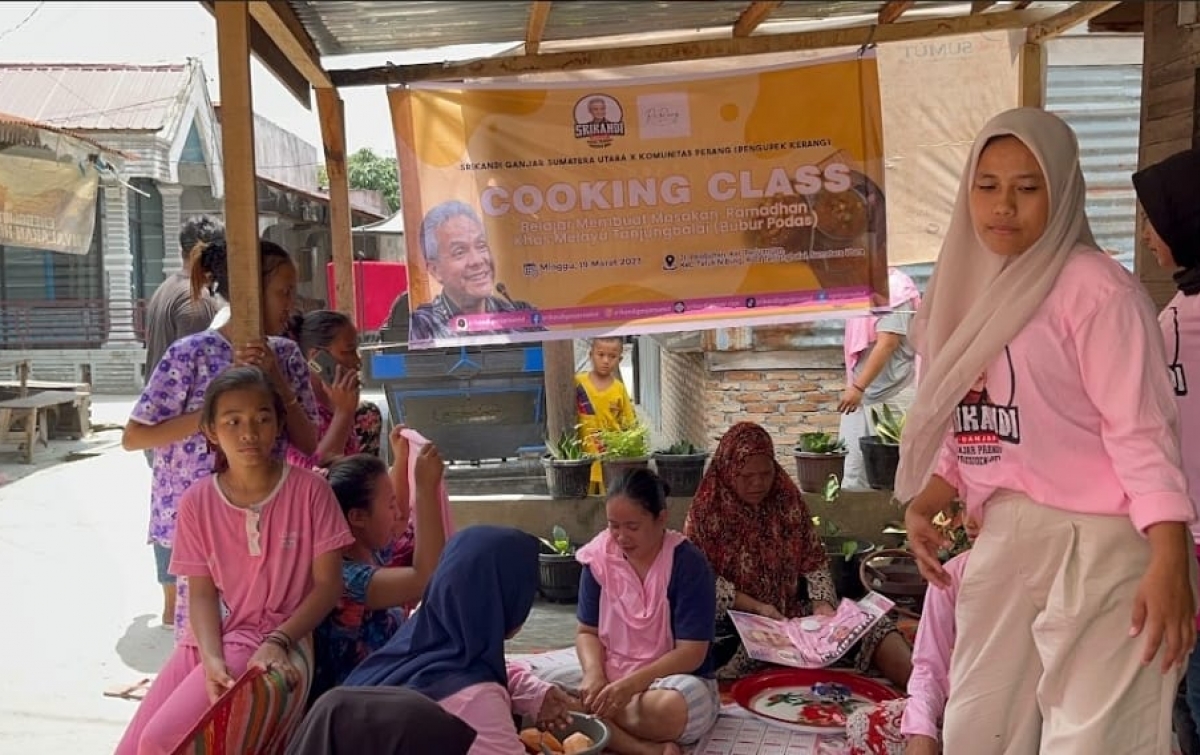 Srikandi Ganjar Sumut Gelar Cooking Class Masakan Ramadan Khas Melayu