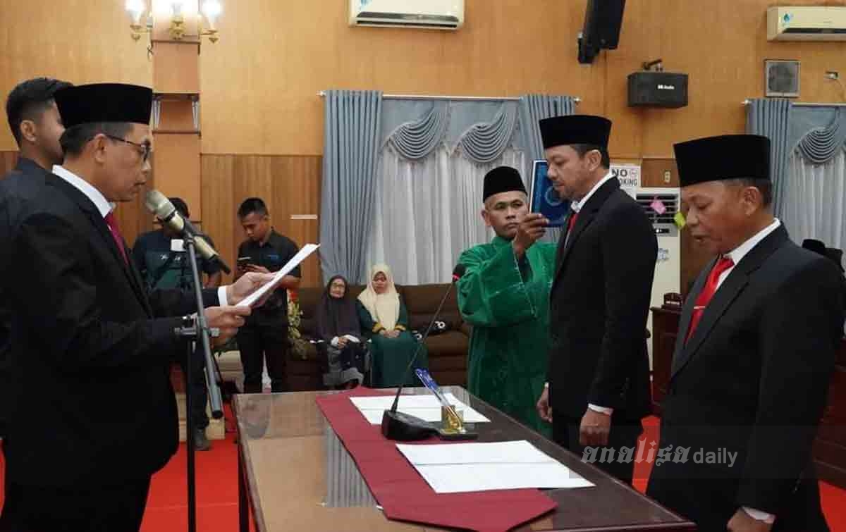 Rizal Syahreza dan Amir Tan Dilantik Jadi Anggota DPRD Batubara