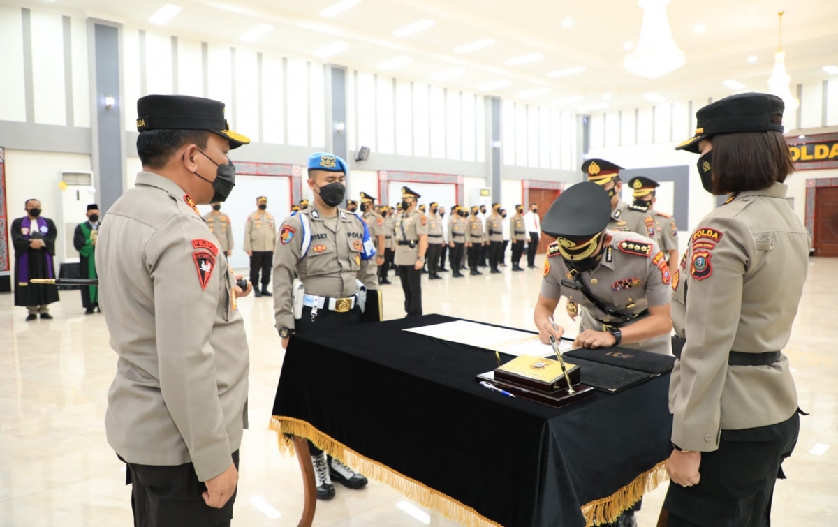 Kapolda Sumut Lantik Dirkrimsus, Dirkrimum dan Dir Nakoba