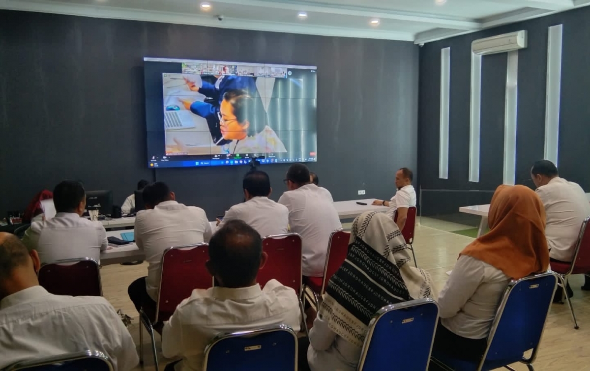 Pemkab Langkat Ikuti Sosialisasi Monitoring MCP