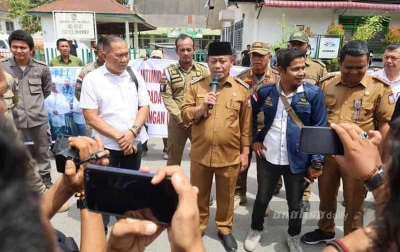 Dugaan Ancaman Pembunuhan, Wali Kota Tanjungbalai Ikut Unjuk Rasa