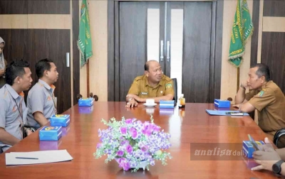 Program Antar Dokumen, Kantor Pos Minta Dukungan Pemkab Langkat