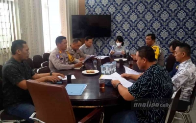 Polres dan Pemkab Langkat Gelar Rakor Kesiapan OPS Ketupat 2023