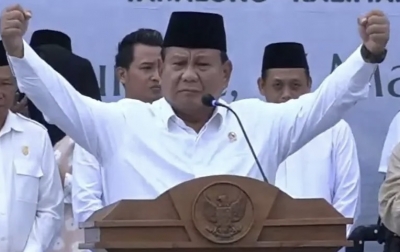 Prabowo Akui Harus Belajar Memimpin Negara dari Jokowi